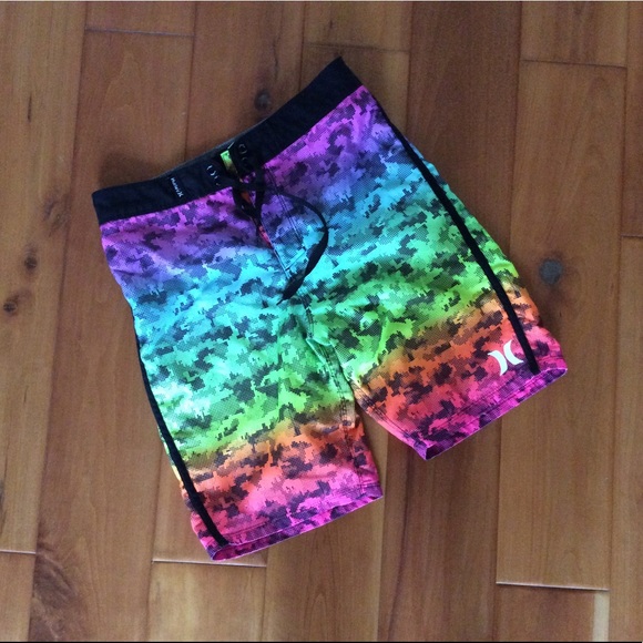 Hurley Other - Hurley multi color board shorts size 12 NWOT